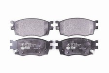 Hella brake lining set, disc brake front axle for Hyundai
