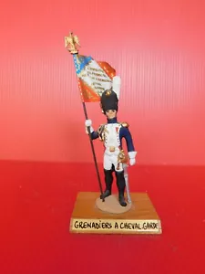 Figurine GUY RENAUD: Grenadier A Horse of The Guard Imperial Ring Flag - Picture 1 of 6