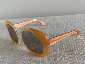 Vintage Bausch & Lomb RAY-LITE Oversized Womens Sunglass Frames Made in Italy - Picture 1 of 13