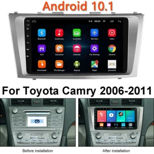 For 2007-2011 Toyota Camry 9" Android 11 Car Stereo Radio Apple Carplay GPS WiFi - Picture 1 of 9