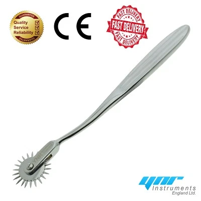 YNR® Wartenberg pin wheel neurology sensory physio medical diagnostic fetish CE