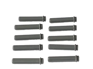 10x Lego Technic Kreuz Achse 3 L mit Stopper #6587 dunkel Grau - Bild 1 von 1