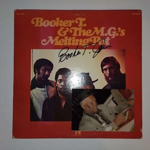 Booker T. & The M.G.'s - Schmelztiegel Vinyl LP Schallplatte SIGNIERT Autogramm mit Foto - Bild 1 von 3