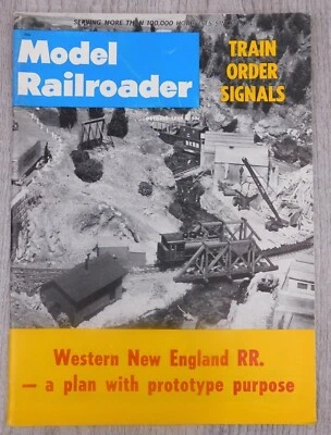 Model Railroader OCT 1958 Vol. 25 No.10 Trains Hobbies Mancave Vintage Magazine - Image 1 of 4