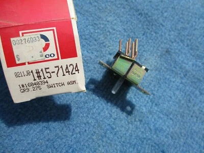 Chevy Calivier Heater A/C Blower Switch NOS GM # 16040394 AC Delco 15-7124 - Image 1 of 4