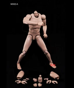 1/6 männlicher Körper Modell Spielzeug flexible Standard Figur Muskel für 12" Action MX02-A - Bild 1 von 9