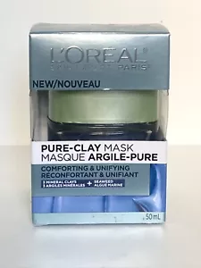 L'Oreal Paris Pure Clay Mask Skincare Pure Clays Facemask with Seaweed 1.7 oz. - Foto 1 di 5