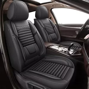 Car Seat Covers Faux Leather Front Rear Cushion For Chevrolet Bolt 2017-2024 Set - Picture 1 of 7