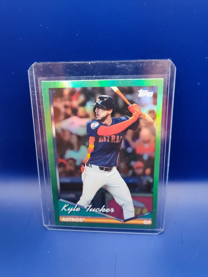 2024 Topps Archives #242 Kyle Tucker Green Foilboard #/99 - Image 1 of 3