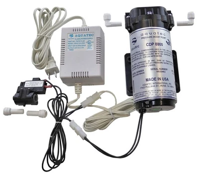 Aquatec 8800 Booster Pump Kit for up to 200 GPD RO Reverse Osmosis Water Filt... - Image 1 of 3