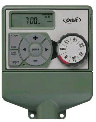 Dispositivo controlador de rociadores automático interior ORBIT 57876 6 estaciones, NUEVO Foto 1 de 4