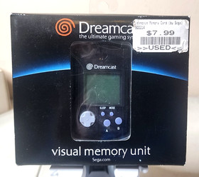 Black Smoke Grey VMU Visual Memory Unit (Sega Dreamcast) Official OEM