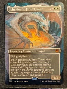 Icingdeath, Frost Tyrant - Borderless - Adventures in the Forgotten Realm (MTG) - Bild 1 von 2