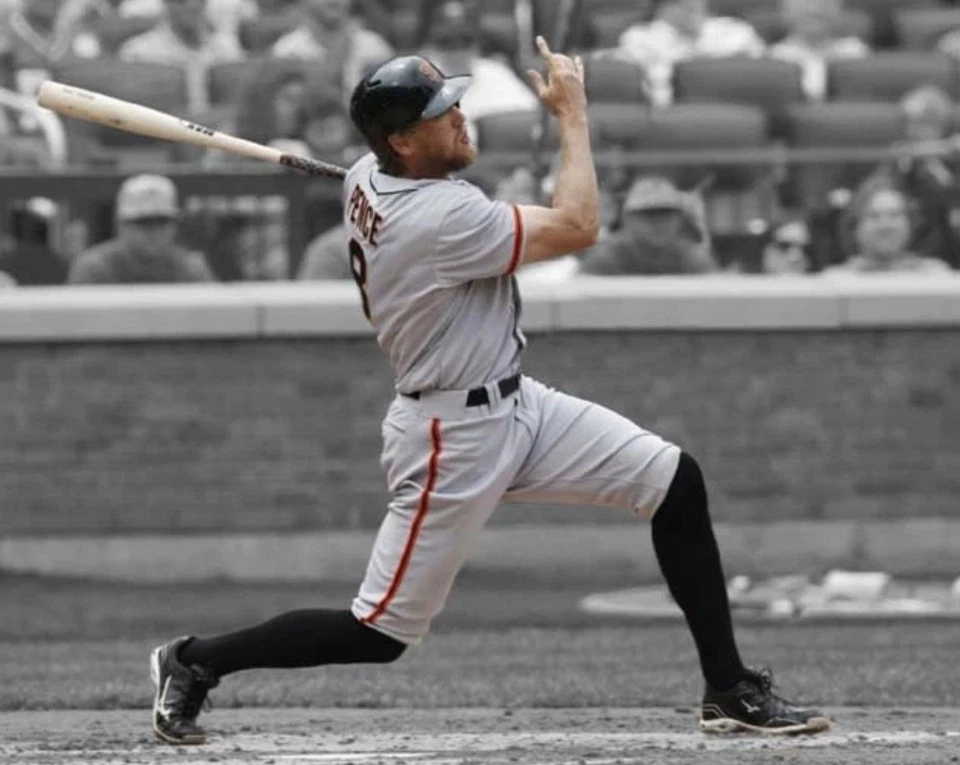San Francisco Giants HUNTER PENCE Glossy 8x10 Photo Spotlight Print Poster - Image 1 of 1