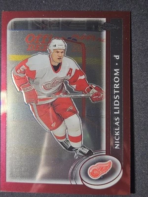 02-03 Topps Chrome Nicklas Lidstrom 🚨🚨🚨 Detroit Red Wings  - Image 1 of 2