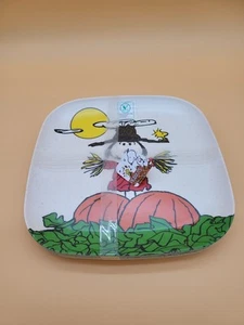 Peanuts New 2023 Zrike Snoopy & Woodstock Fall Bamboo Plate Set Of 4 - Picture 1 of 15
