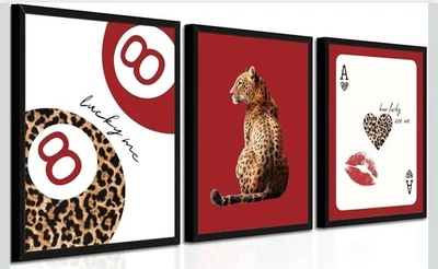 Arte de parede de leopardo - Imagem 1 de 4