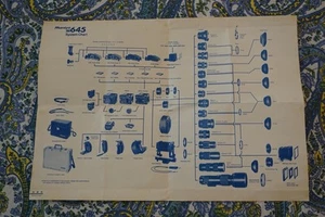 Mamiya M645 System Chart - Picture 1 of 1