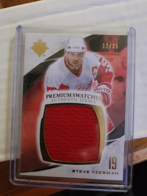 2010/11  Upperdeck  Premium  Swatches  Steve  Yzerman  12/35 - Image 1 of 2