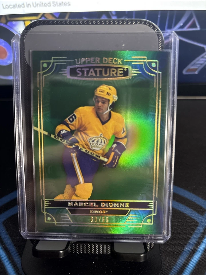 2022-23 Upper Deck Stature - Marcel Dionne #19 Photo Variant Green /66 - Image 1 of 2