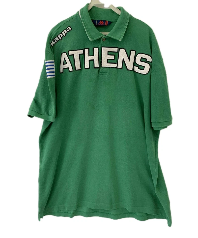 Robe di Kappa La Polo Athens  Polo Shirt XXL Extra Large Greece Flag Logo #20 - Image 1 of 4