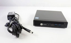 HP EliteDesk 800 G2 Mini i5-6500T 2.80GHz 8GB DDR4 RAM W/ Adapter Needs SSD - Picture 1 of 7