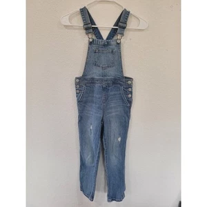 Cat & Jack Girls Overalls Pants Blue Denim size 6 / 6X #7 - Picture 1 of 5