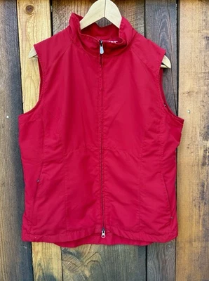 ScotteVest Women's RFID Travel Full Zip Vest Red Size Large Utility Tactical TEC - Image 1 of 4