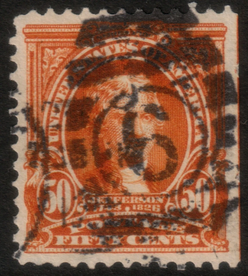 ✔️ USA 1902/1903 - THOMAS JEFFERSON - SC. 310 (o) - Image 1 of 1