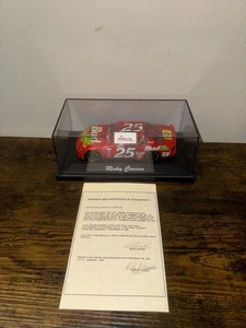 Ricky Craven Louie The Lizard #25 Bud Autographed with COA 1/24 Scale With Case - Picture 1 of 8