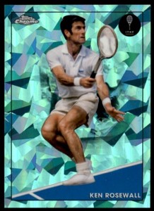 2021 Topps Chrome Sapphire Tennis Aqua #23 Ken Rosewall 079/199