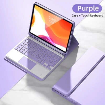 Touchpad Keyboard Case Cover For iPad 5/6/7/8/9th Gen Air 10.9" 5 4 3 2 Pro 11" - Image 1 of 4