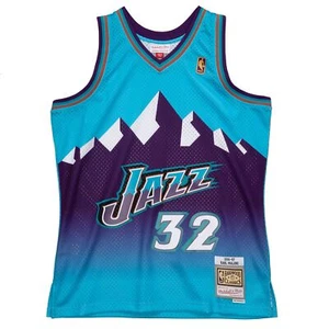 Mens Mitchell & Ness NBA Reload Swingman Jersey Jazz 1996 Karl Malone - Picture 1 of 3