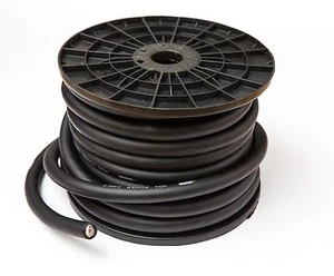 0 CALIBRE OFC 65mm2 0 AWG CABLE DE ALIMENTACIÓN NEGRO POR METRO COBRE LIBRE DE OXÍGENO - Imagen 1 de 3
