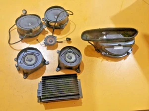 OEM MERCEDES C215 CL500 BOSE SOUND SYSTEM AMPLIFIER SUBWOOFER 7 SPEAKERS SET - Picture 1 of 17