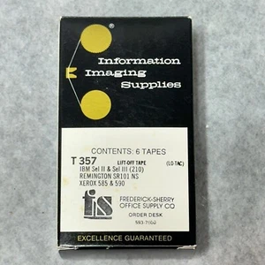 IBM Selelectric II/III Lift Off Tape - Box of 6 - Picture 1 of 4