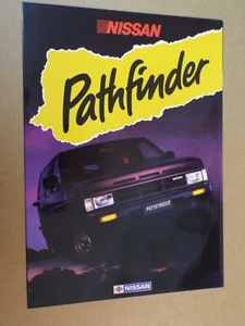 1986 Nissan Pathfinder original Australian glossy foldout brochure - Picture 1 of 5