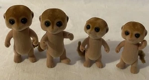 Sylvanian families 4 meercats (027) - Picture 1 of 3
