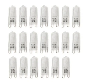 20x Lámparas halógenas G9 Base de lápiz Luz 18W/25W/28W/40W 230V AC 2700K - Imagen 1 de 4
