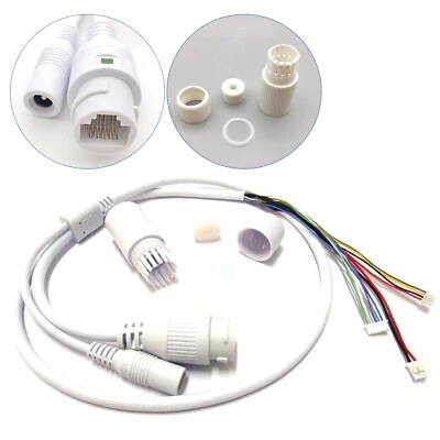 POE LAN IP cable for CCTV IP camera board module + weatherproof connector kits - Image 1 of 4