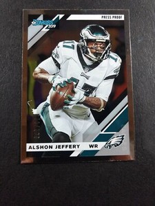 ALSHON JEFFERY 2019 DONRUSS Silver PRESS PROOF #204 Philadelphia Eagles 098/100
