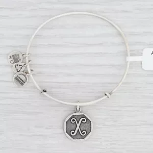 Neu ALEX AND ANI Initialen X Armreif Bettelarmband Rafaelian Silber Erweiterbare - Bild 1 von 4