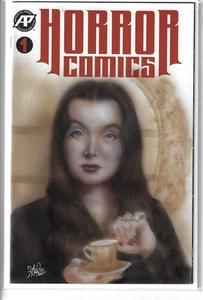 Horror Comics #1 Original Morticia Adams Sketch Cover Comic Art The Adams Family - Picture 1 of 1