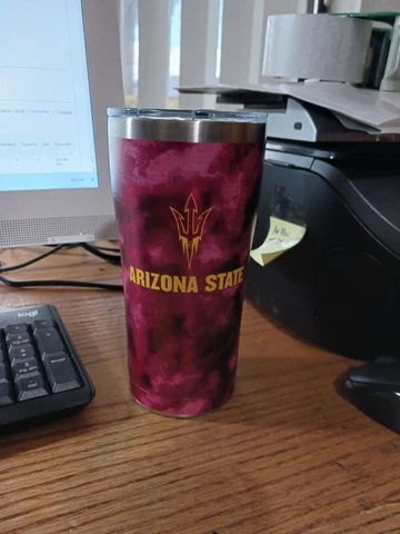 Arizona State Sun Devils NCAA Stainless Steel 16oz Tumbler Coffee Mug Cup Cover