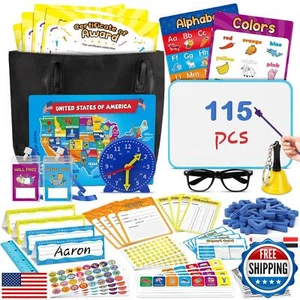 SkilLify Pretend Play Teacher Set for Kids Teacher Playset with Magnetic Numb - Picture 1 of 5