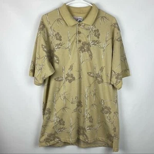 Boca Classics Polo Shirt Men's Extra Large Floral Tropical Short Sleeve Shirt - Picture 1 of 4