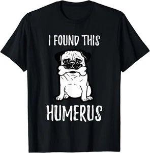 Pug Dog Lovers Shirts Pug Mom Dad | Pet Owner Funny Pug Gift Unisex T-Shirt - Picture 1 of 3