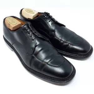 Blucher grembiule punta grembiule Alden 7505Y ""Black Shell Cordovan"" (EU 46 UK 11,5 US 12 C/E) - Foto 1 di 12