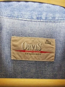 Orvis, Jeans Hemd, Gr. XL, Blau, Vintage, Tadellos - Bild 1 von 8