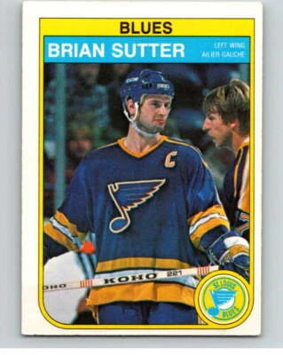 1982-83 O-Pee-Chee #311 Brian Sutter  St. Louis Blues V59269 - Image 1 of 2